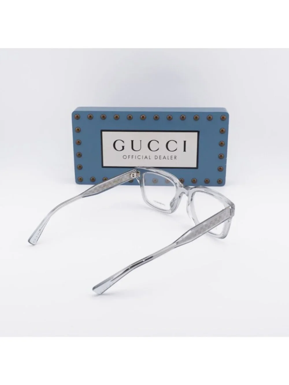 Gucci GG2071OL 005 Eyeglasses Grey 52mm Rectangle Frame